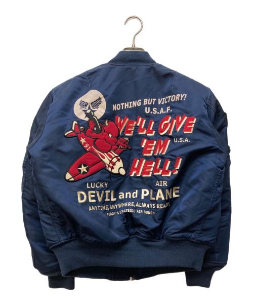TED MAN（テッドマン）TED MAN (テッドマン) MA-1ジャケット ネイビー サイズ:Mの古着・服飾アイテム