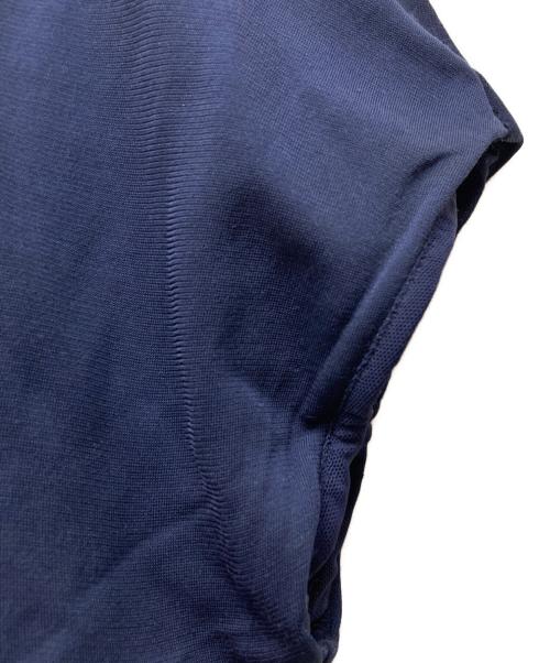Max Mara Studio（マックスマーラ ストゥディオ）MAX MARA STUDIO (マックスマーラ ストゥディオ) 花柄切替ワンピース ネイビー サイズ:40の古着・服飾アイテム
