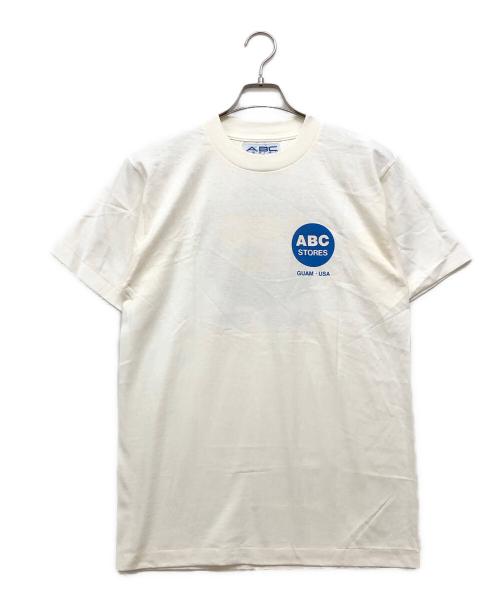 a.b.c（アーベーセ）a.b.c (アーベーセ) ビックロゴTシャツ ホワイト サイズ:Mの古着・服飾アイテム
