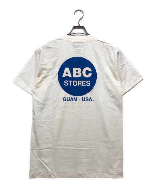 a.b.c（アーベーセ）a.b.c (アーベーセ) ビックロゴTシャツ ホワイト サイズ:Mの古着・服飾アイテム