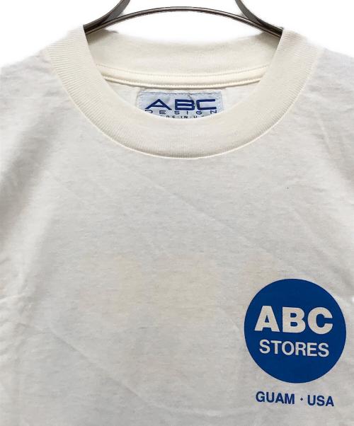 a.b.c（アーベーセ）a.b.c (アーベーセ) ビックロゴTシャツ ホワイト サイズ:Mの古着・服飾アイテム