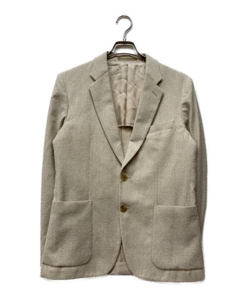 PAUL SMITH（ポールスミス）Paul Smith (ポールスミス) パイル地テーラードジャケット アイボリー サイズ:Mの古着・服飾アイテム
