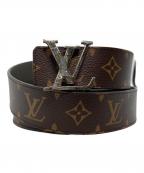LOUIS VUITTONルイ ヴィトン）の古着「LVイニシャルリバーシブルベルト」｜ブラウン