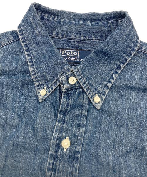 POLO RALPH LAUREN（ポロ・ラルフローレン）POLO RALPH LAUREN (ポロ・ラルフローレン) THE BIG FIT デニムシャツ インディゴ サイズ:Lの古着・服飾アイテム