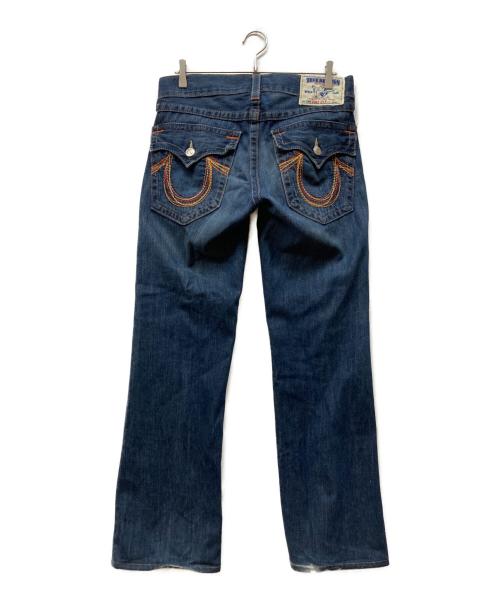 TRUE RELIGION（トゥルー レリジョン）TRUE RELIGION (トゥルー レリジョン) BOOT CUT デニムパンツ ブルー サイズ:W30の古着・服飾アイテム