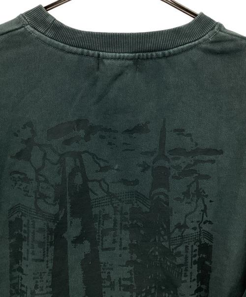 X-LARGE（エクストララージ）X-LARGE (エクストララージ) AFTERMATH (アフターマス) CREWNECK SWEATSHIRT グリーン サイズ:Lの古着・服飾アイテム