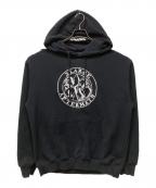 X-LARGE×AFTERMATHエクストララージ×アフターマス）の古着「PULLOVER HOODED SWEATSHIRT」｜ブラック