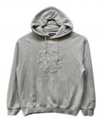X-LARGE×AFTERMATHエクストララージ×アフターマス）の古着「PULLOVER HOODED SWEATSHIRT」｜グレー