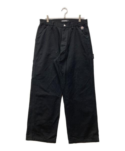 X-LARGE（エクストララージ）X-LARGE (エクストララージ) AFTERMATH (アフターマス) PAINTER PANTS ブラック サイズ:34の古着・服飾アイテム
