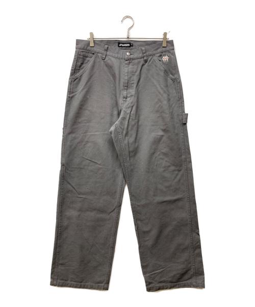 X-LARGE（エクストララージ）X-LARGE (エクストララージ) AFTERMATH (アフターマス) PAINTER PANTS グレー サイズ:34の古着・服飾アイテム