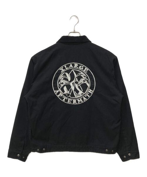X-LARGE（エクストララージ）X-LARGE (エクストララージ) AFTERMATH (アフターマス) WORK JACKET ブラック サイズ:Lの古着・服飾アイテム