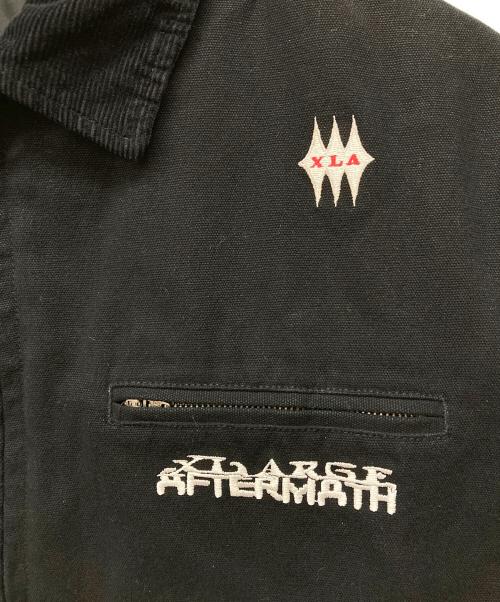 X-LARGE（エクストララージ）X-LARGE (エクストララージ) AFTERMATH (アフターマス) WORK JACKET ブラック サイズ:Lの古着・服飾アイテム