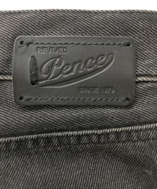 PENCE（ペンス）PENCE (ペンス) テーパードデニムパンツ ブラック サイズ:32の古着・服飾アイテム