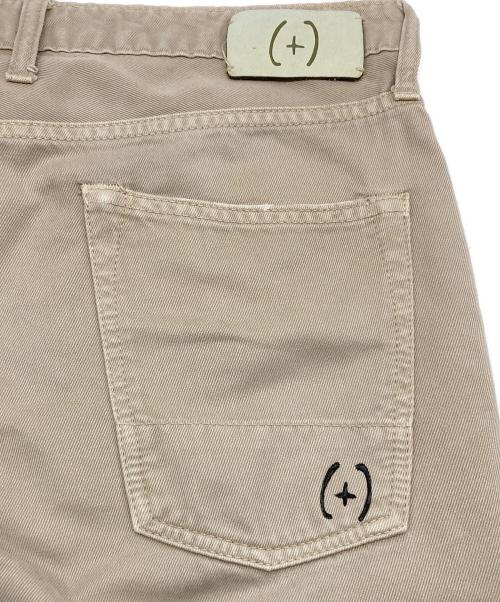+people（プラスピープル）+people (プラスピープル) デニムパンツ ベージュ サイズ:33の古着・服飾アイテム