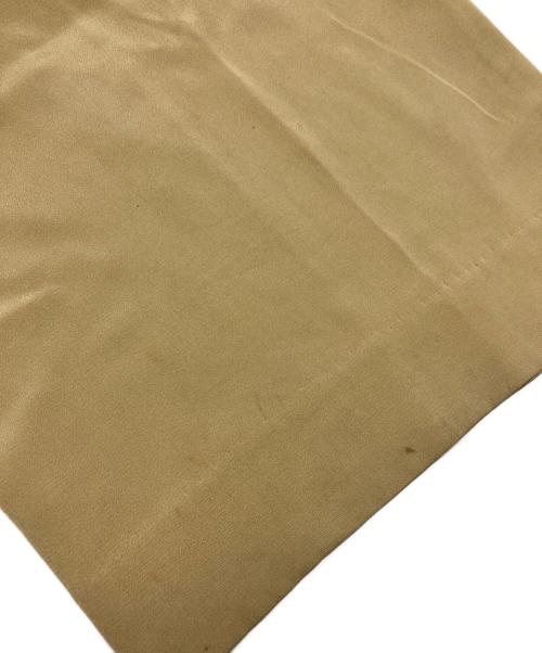 ISSEY MIYAKE（イッセイミヤケ）ISSEY MIYAKE (イッセイミヤケ) サテンパンツ ベージュ サイズ:Mの古着・服飾アイテム