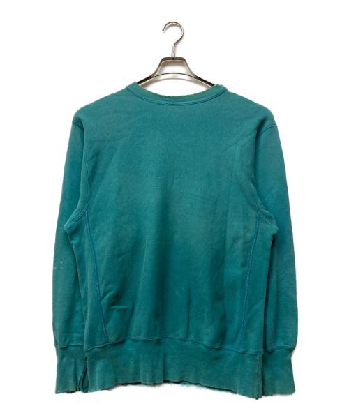 Champion REVERSE WEAVE（チャンピオン リバース ウィーブ）Champion REVERSE WEAVE (チャンピオン リバース ウィーブ) 90sワンポイント刺繍スウェット グリーン サイズ:Lの古着・服飾アイテム