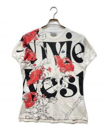 Vivienne Westwood man（ヴィヴィアン ウェストウッド マン）の古着「総柄Tシャツ」｜ホワイト