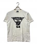 Hysteric Glamourヒステリックグラマー）の古着「プリントTシャツ」｜ホワイト