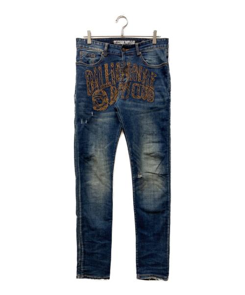 BILLIONAIRE BOYS CLUB（ビリオネアボーイズクラブ）BILLIONAIRE BOYS CLUB (ビリオネアボーイズクラブ) ロゴステッチデニムパンツ インディゴ サイズ:30の古着・服飾アイテム