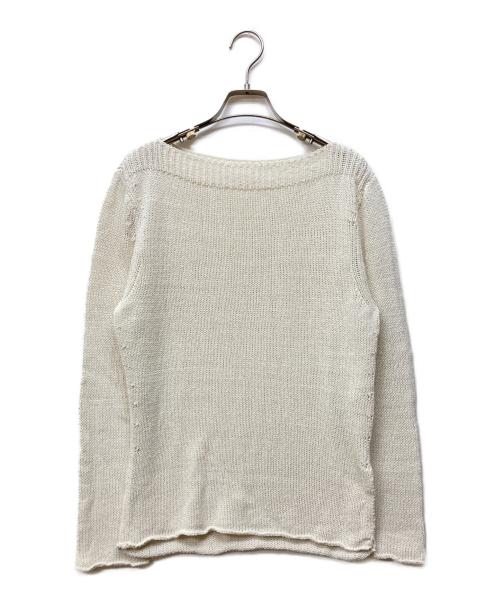 Plage（プラージュ）Plage (プラージュ) Silk lili B/N ニット ベージュ サイズ:記載なしの古着・服飾アイテム