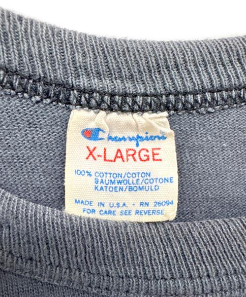 Champion（チャンピオン）Champion (チャンピオン) フェードカットソー ネイビー サイズ:XLの古着・服飾アイテム