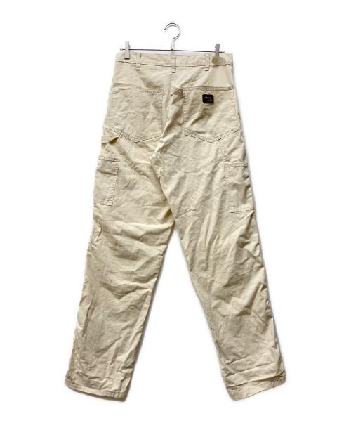 STANLEY（スタンレー）STANLEY (スタンレー) ダブルニーコットンパンツ アイボリー サイズ:W33 L34の古着・服飾アイテム