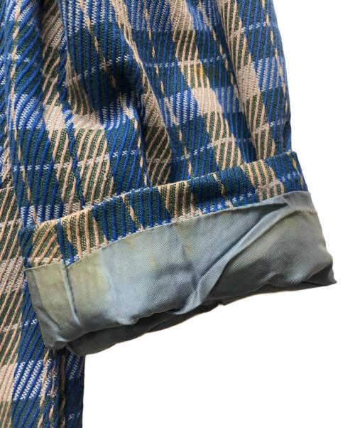 ISSEY MIYAKE（イッセイミヤケ）ISSEY MIYAKE (イッセイミヤケ) 80s テーラードジャケット ブルー サイズ:Mの古着・服飾アイテム