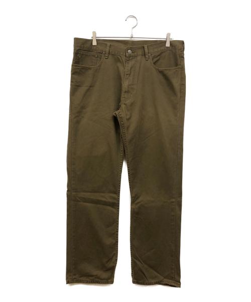 POLO RALPH LAUREN（ポロ・ラルフローレン）POLO RALPH LAUREN (ポロ・ラルフローレン) ストレートカラーデニムパンツ ブラウン サイズ:36の古着・服飾アイテム