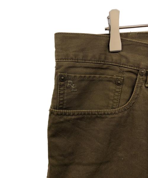 POLO RALPH LAUREN（ポロ・ラルフローレン）POLO RALPH LAUREN (ポロ・ラルフローレン) ストレートカラーデニムパンツ ブラウン サイズ:36の古着・服飾アイテム