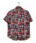 stussy (ステューシー) パッチワーク半袖シャツ レッド サイズ:M：10000円