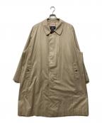 Burberry'sバーバリーズ）の古着「一枚袖比翼ステンカラーコート」｜ベージュ