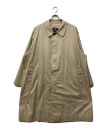 Burberry's（バーバリーズ）の古着「一枚袖比翼ステンカラーコート」｜ベージュ
