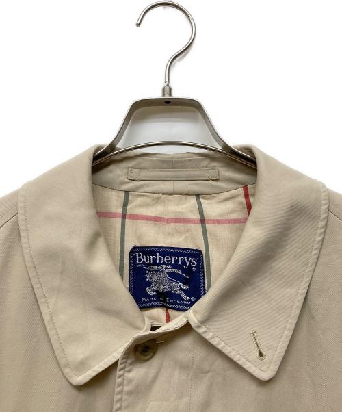Burberry's（バーバリーズ）Burberry's (バーバリーズ) 一枚袖比翼ステンカラーコート ベージュ サイズ:記載無しの古着・服飾アイテム