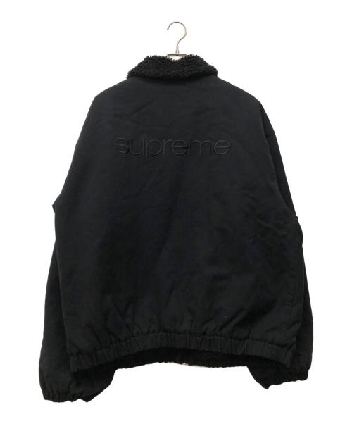 SUPREME（シュプリーム）Supreme (シュプリーム) Faux Shearling Lined Bomber Jacket ブラック サイズ:XXLの古着・服飾アイテム
