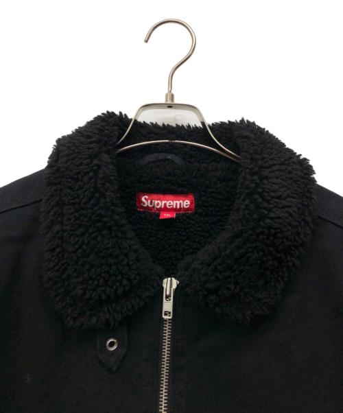 SUPREME（シュプリーム）Supreme (シュプリーム) Faux Shearling Lined Bomber Jacket ブラック サイズ:XXLの古着・服飾アイテム