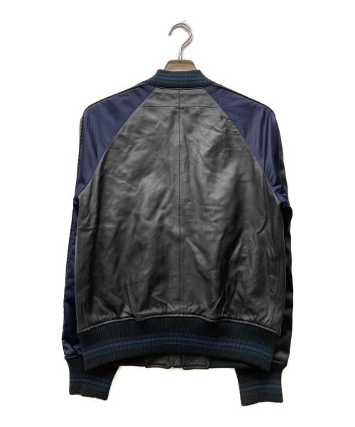 GIVENCHY（ジバンシィ）GIVENCHY (ジバンシィ) レザーボンバージャケット ブラック サイズ:46の古着・服飾アイテム
