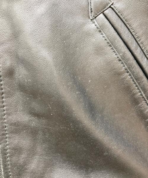 GIVENCHY（ジバンシィ）GIVENCHY (ジバンシィ) レザーボンバージャケット ブラック サイズ:46の古着・服飾アイテム