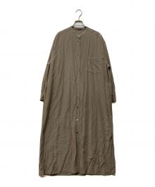 VERMEIL par iena（ヴェルメイユ パー イエナ）の古着「シャツワンピース」｜ベージュ