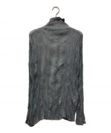 ISSEY MIYAKE（イッセイミヤケ）の古着「プリーツシアーカットソー」｜グレー