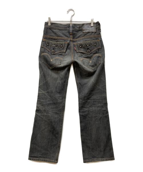 LEVI'S（リーバイス）LEVI'S (リーバイス) スタッズデニムパンツ ブラック サイズ:30の古着・服飾アイテム