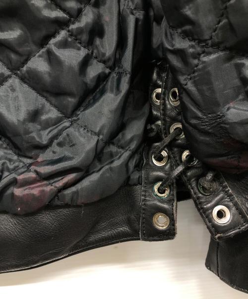FIRST（ファースト）FIRST (ファースト) ダブルライダースジャケット ブラック サイズ:36の古着・服飾アイテム