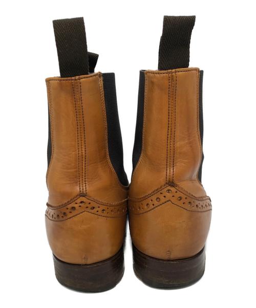 Tricker's（トリッカーズ）Tricker's (トリッカーズ) サイドゴアブーツ ベージュ サイズ:8-5の古着・服飾アイテム
