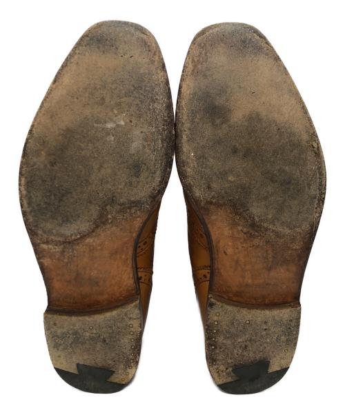 Tricker's（トリッカーズ）Tricker's (トリッカーズ) サイドゴアブーツ ベージュ サイズ:8-5の古着・服飾アイテム
