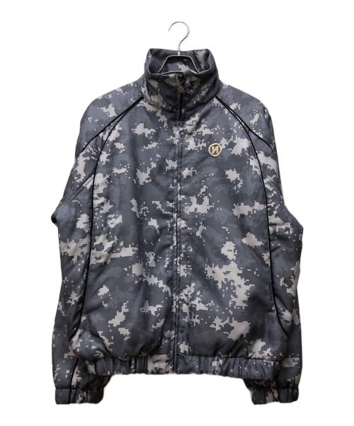 9090（9090）9090 (9090) N Logo Assort Puffer Blouson グレー サイズ:XLの古着・服飾アイテム