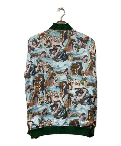 Hysteric Glamour（ヒステリックグラマー）Hysteric Glamour (ヒステリックグラマー) リバーシブルスカジャン ブルー×グリーン サイズ:Mの古着・服飾アイテム