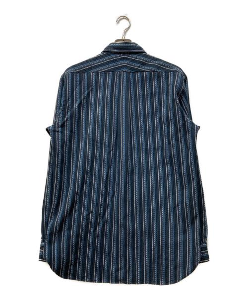 SUGAR CANE（シュガーケーン）SUGAR CANE (シュガーケーン) American Dobby Stripe L/S ネイビー サイズ:Lの古着・服飾アイテム