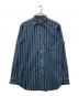 SUGAR CANE（シュガーケーン）の古着「American Dobby Stripe L/S」｜ネイビー