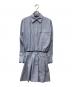 maje（マージュ）の古着「ストライプシャツドレス/RAUDRI DRESS」｜ブルー