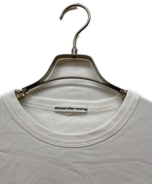 ALEXANDER WANG（アレキサンダー・ワン）ALEXANDER WANG (アレキサンダー・ワン) クロップドTシャツ ホワイト サイズ:XSの古着・服飾アイテム