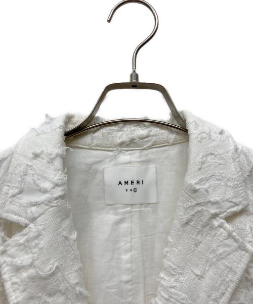Ameri（アメリ）AMERI (アメリ) ATHENA CUT WORK JACKET ホワイト サイズ:FREEの古着・服飾アイテム